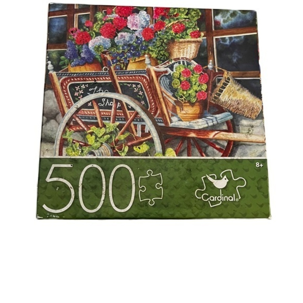 500-Piece Puzzle - Vibrant Floral Design